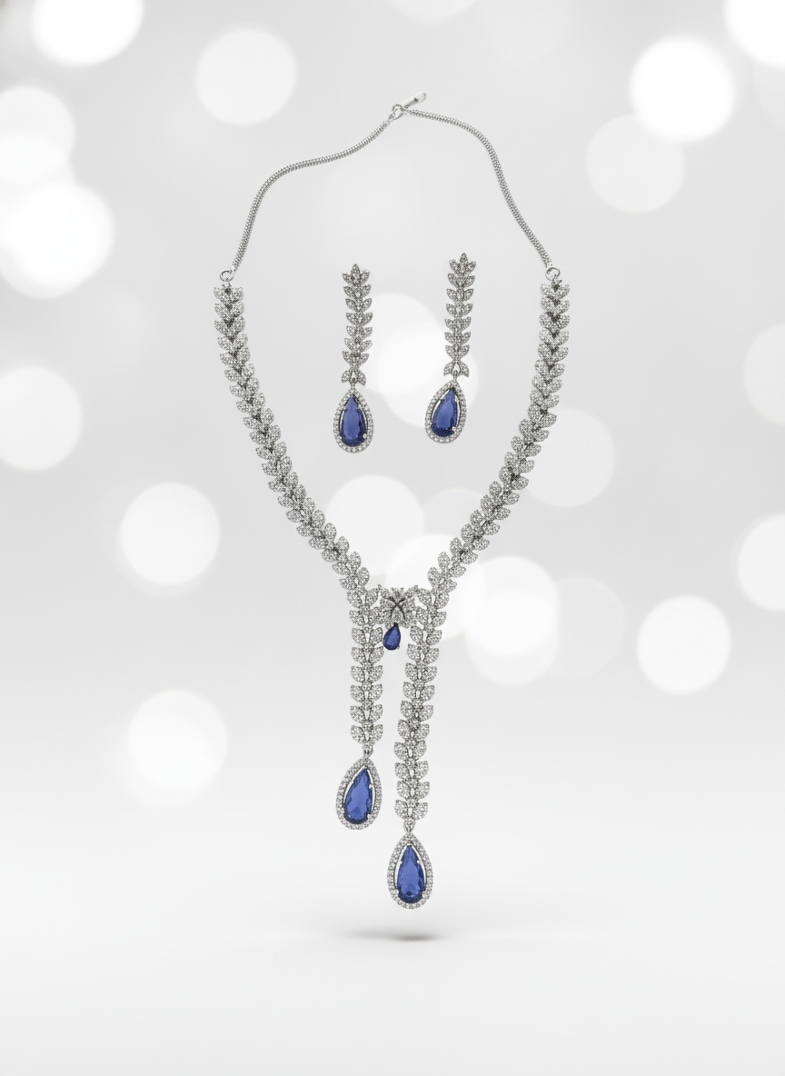 American Diamond Jewellery Set 2