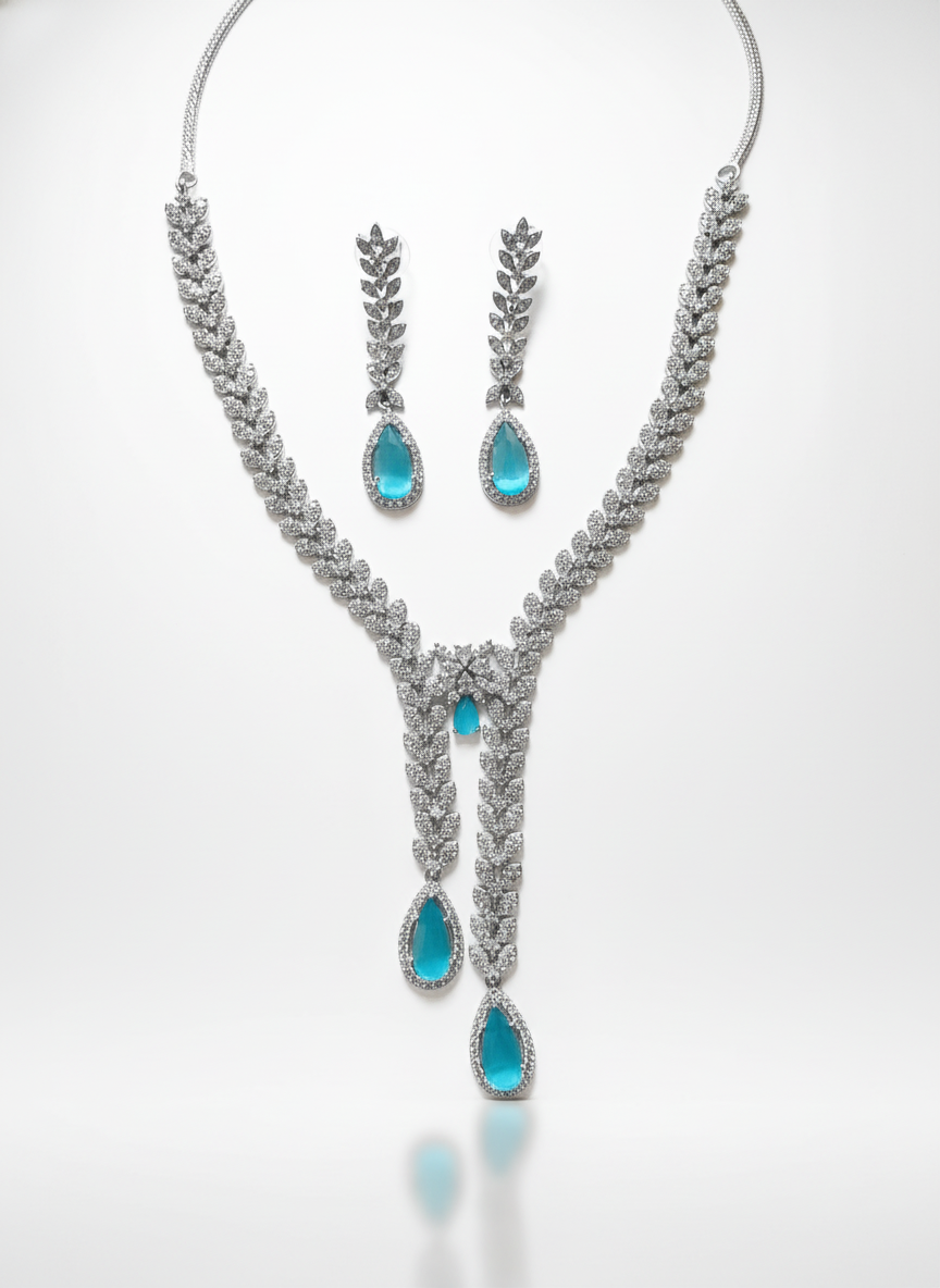 American Diamond Jewellery Set 2