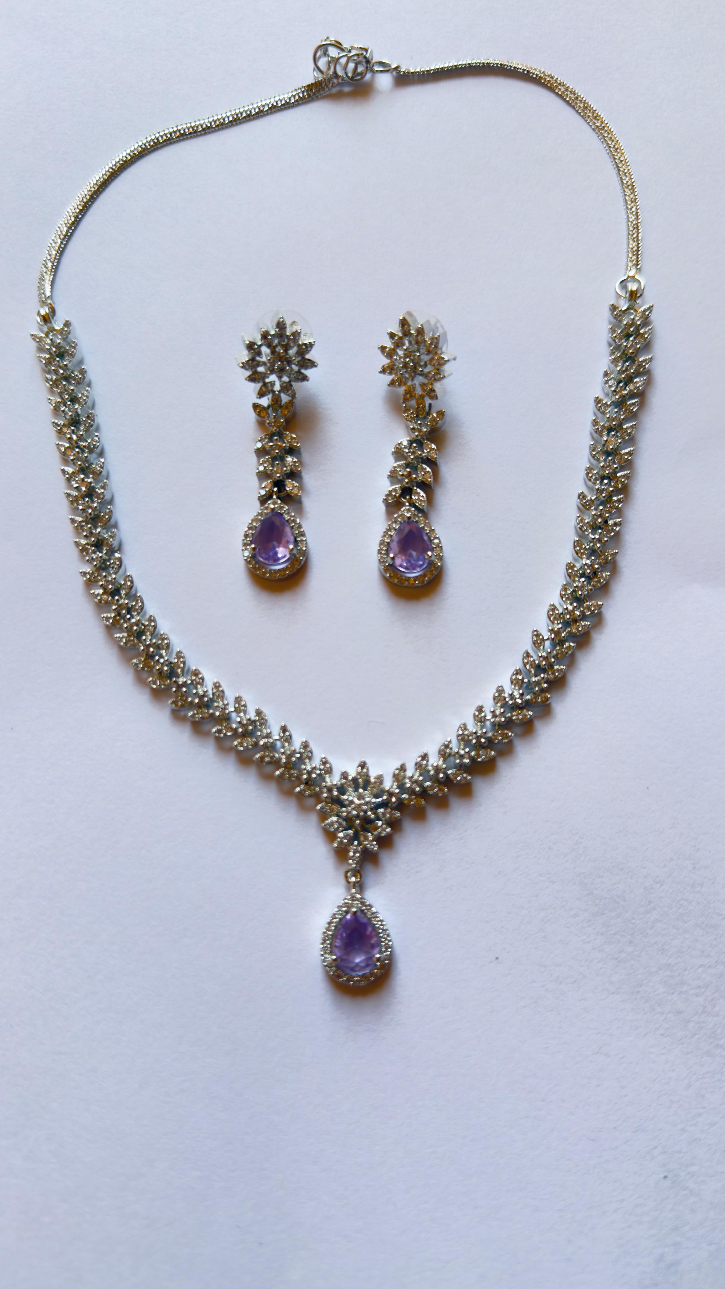 American Diamond Jewellery Set 6