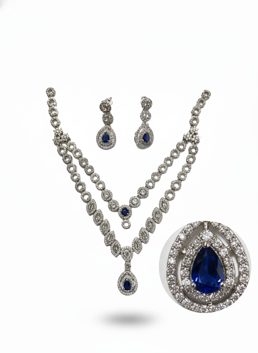American Diamond Jewellery Set 8