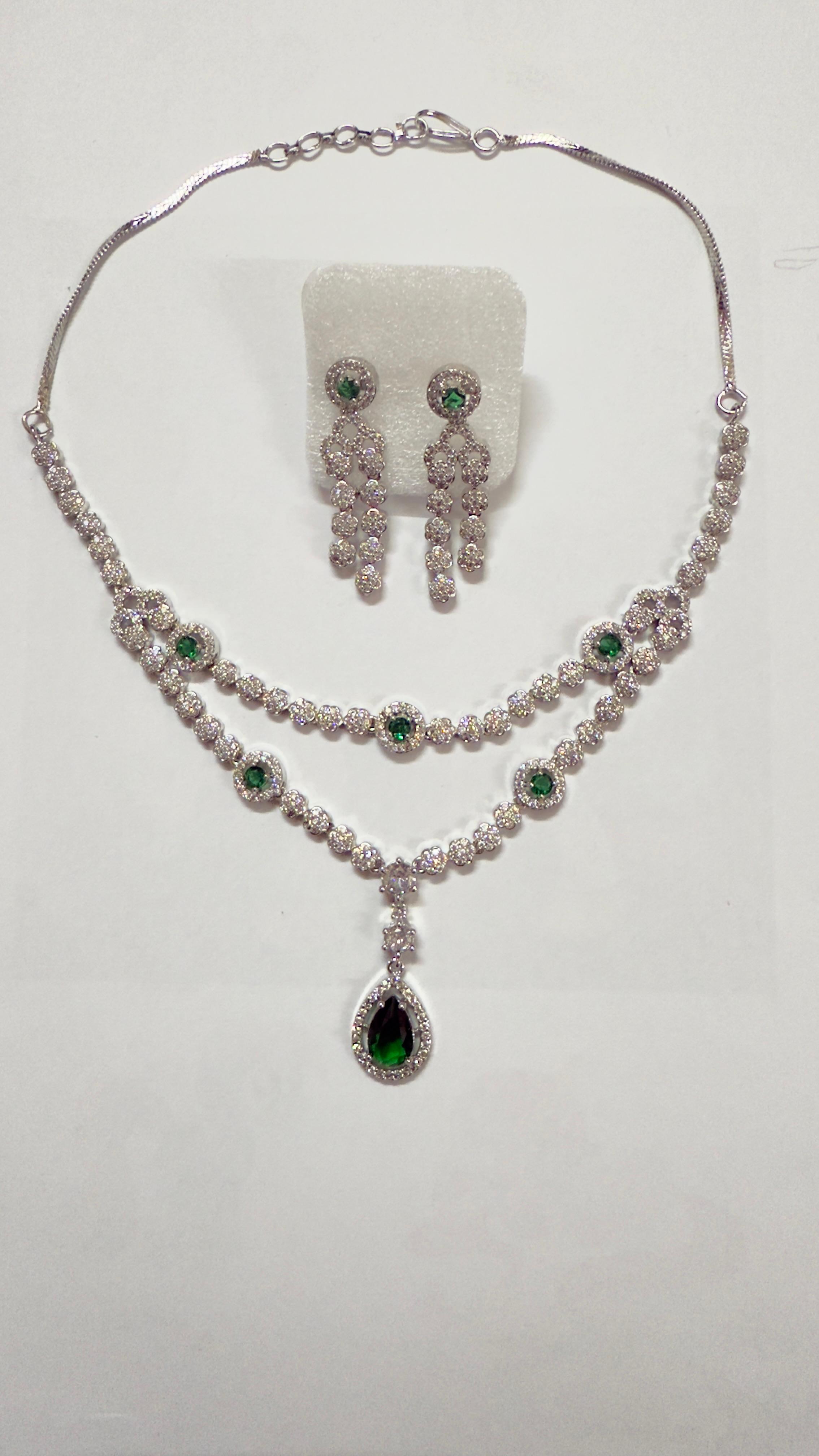 American Diamond Jewellery Set 10