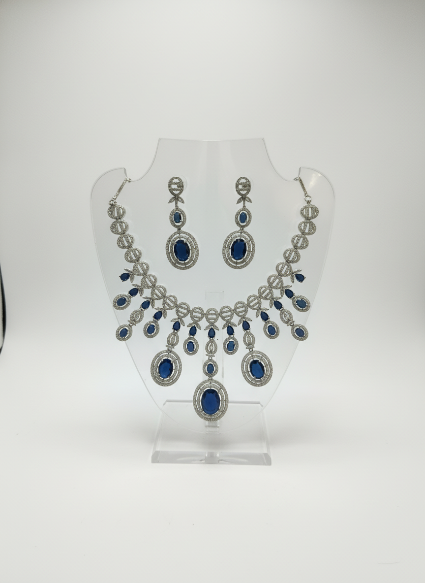 American Diamond Jewellery Set 12