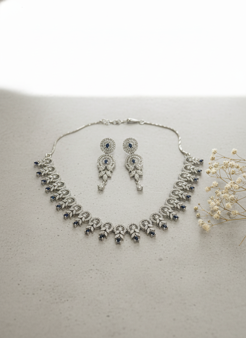 American Diamond Jewellery Set 13