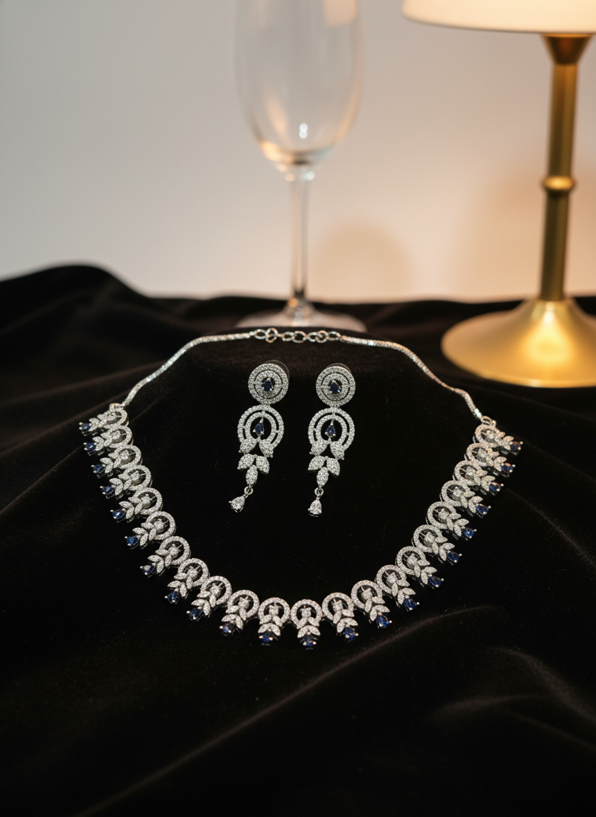 American Diamond Jewellery Set 13