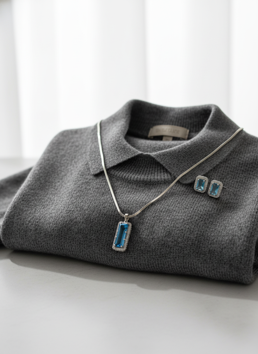 American Diamond Jewellery Set 28