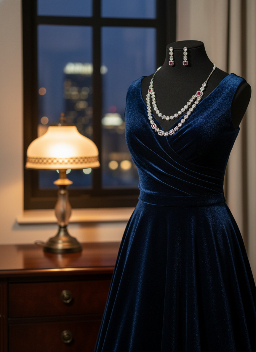 American Diamond Jewellery Set 31