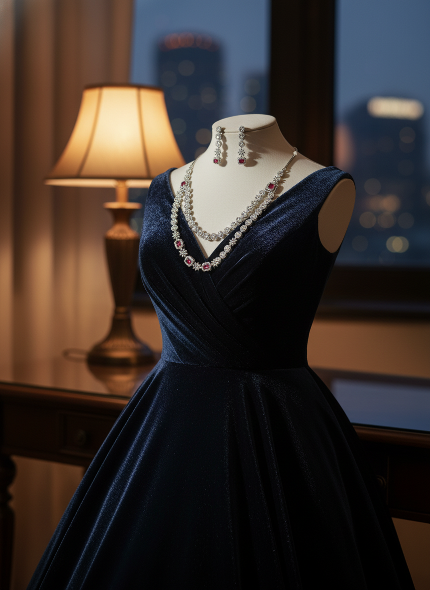 American Diamond Jewellery Set 31