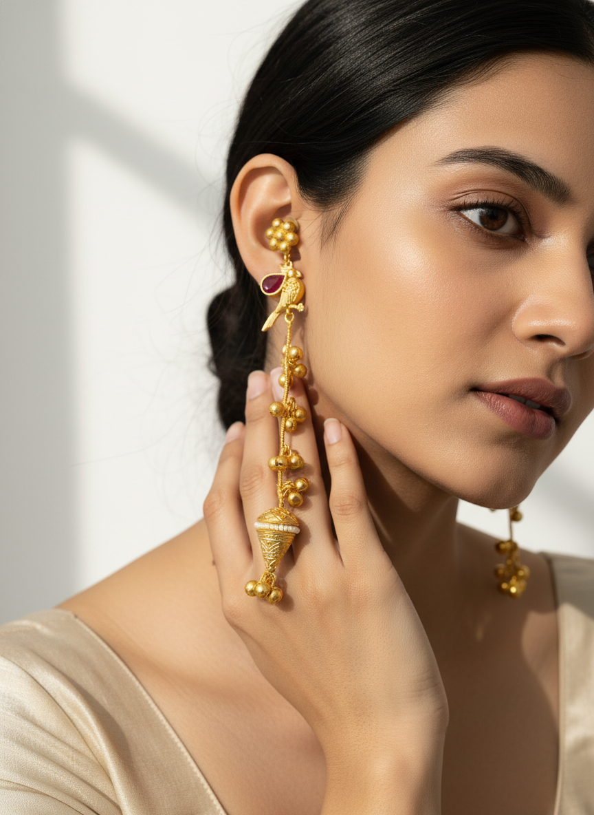 Kashmiri Earring Set