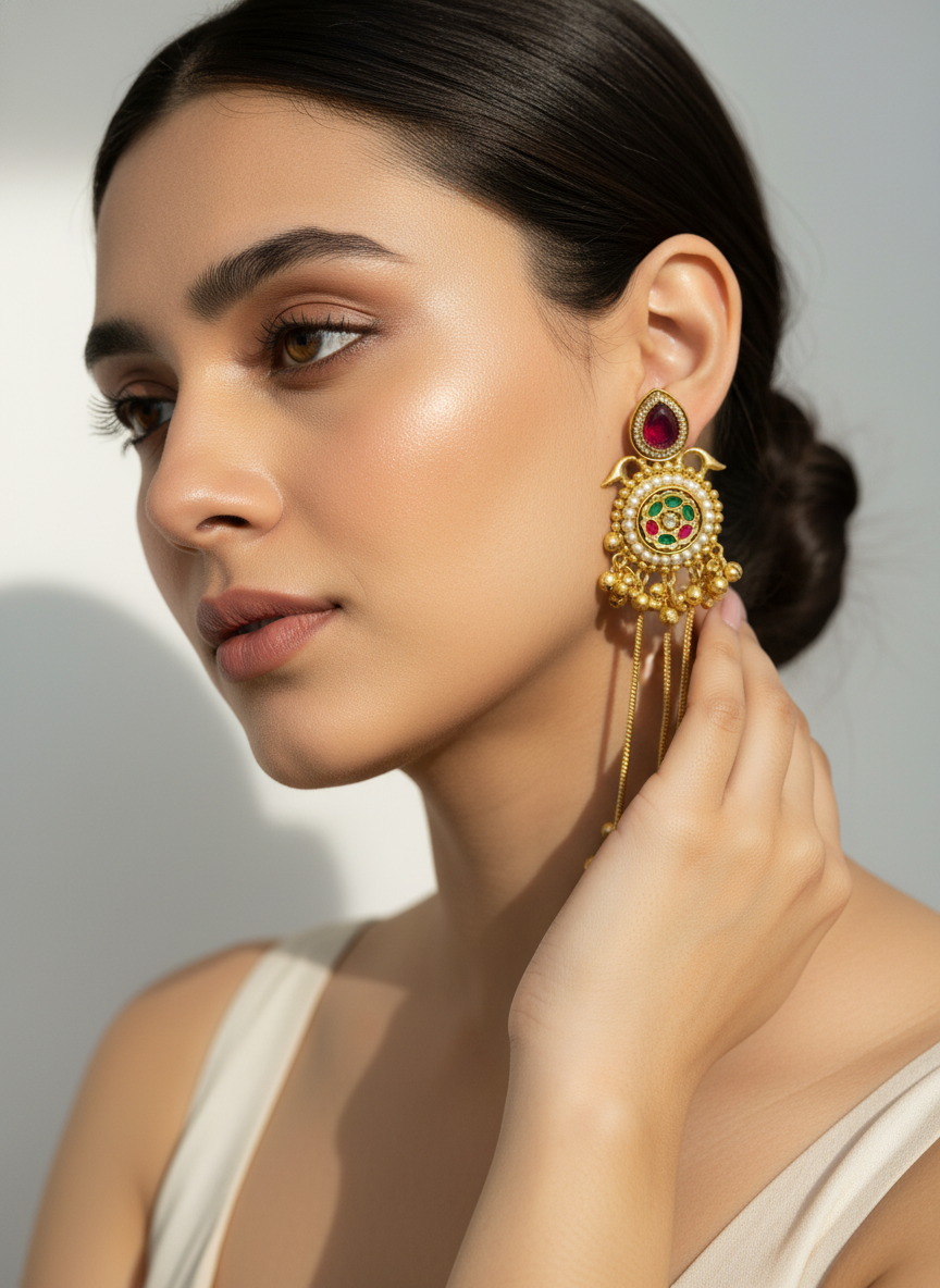 Kashmiri Earring Set