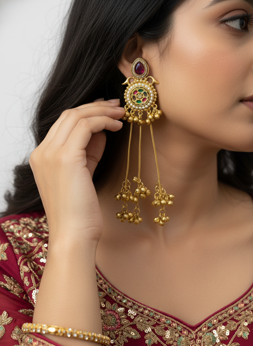 Kashmiri Earring Set