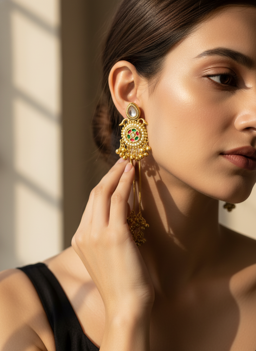 Kashmiri Earring Set