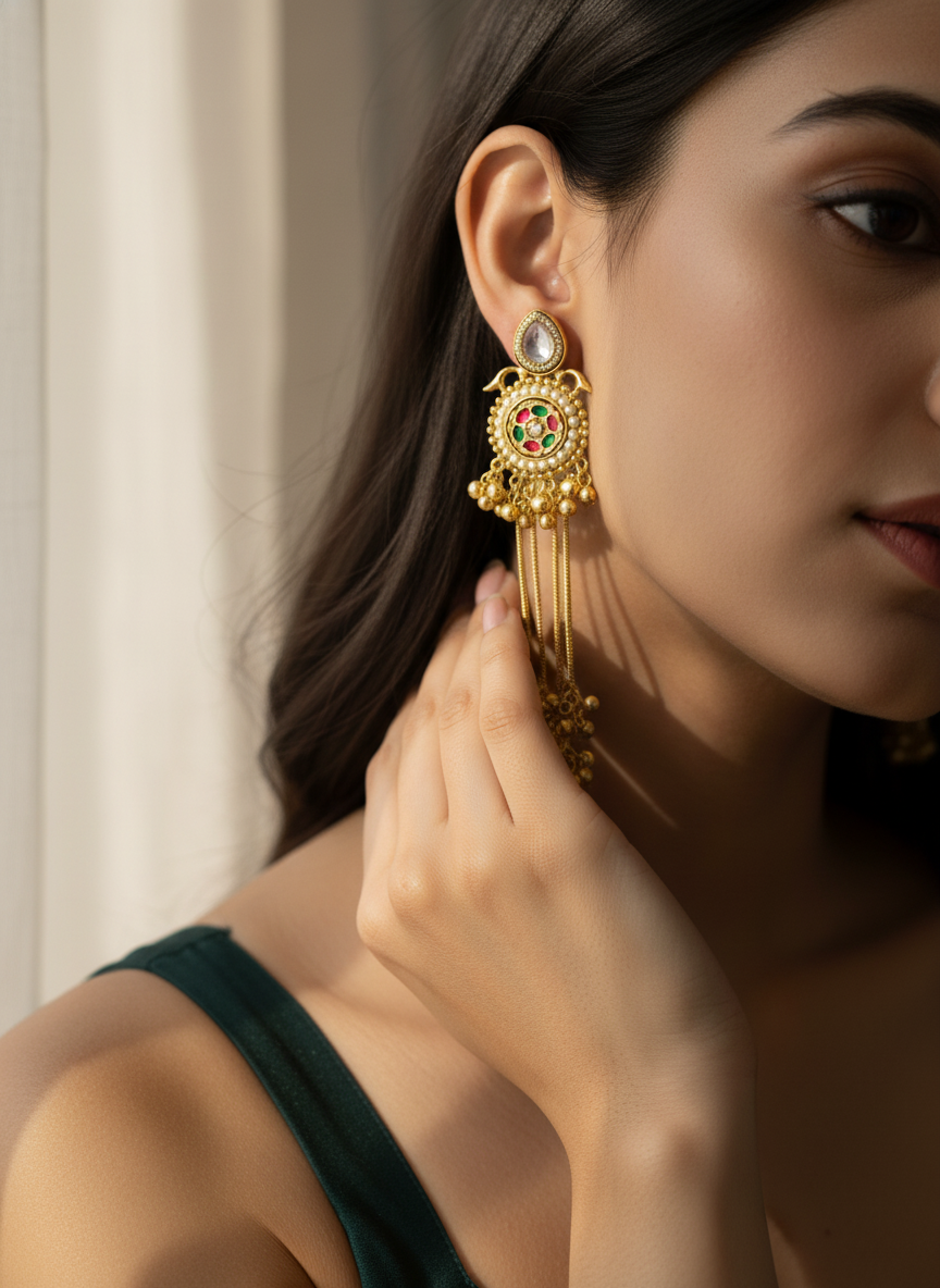 Kashmiri Earring Set