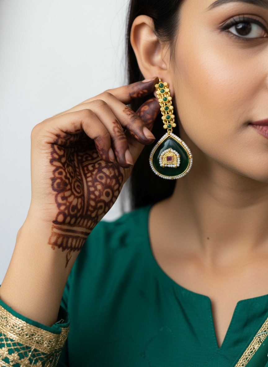 Kashmiri Earring Set