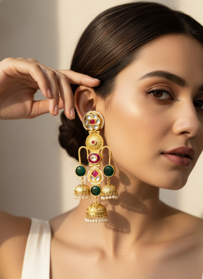 Kashmiri Earring Set