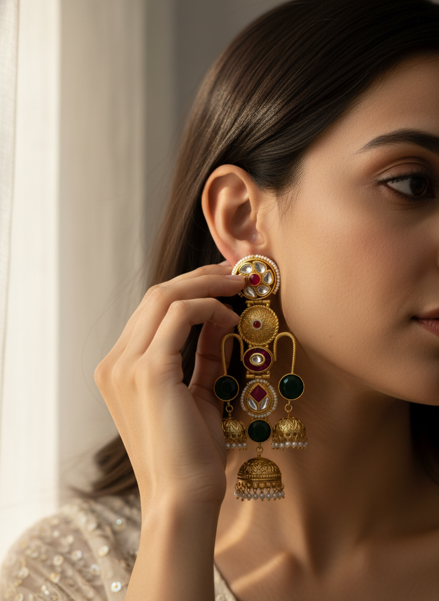 Kashmiri Earring Set