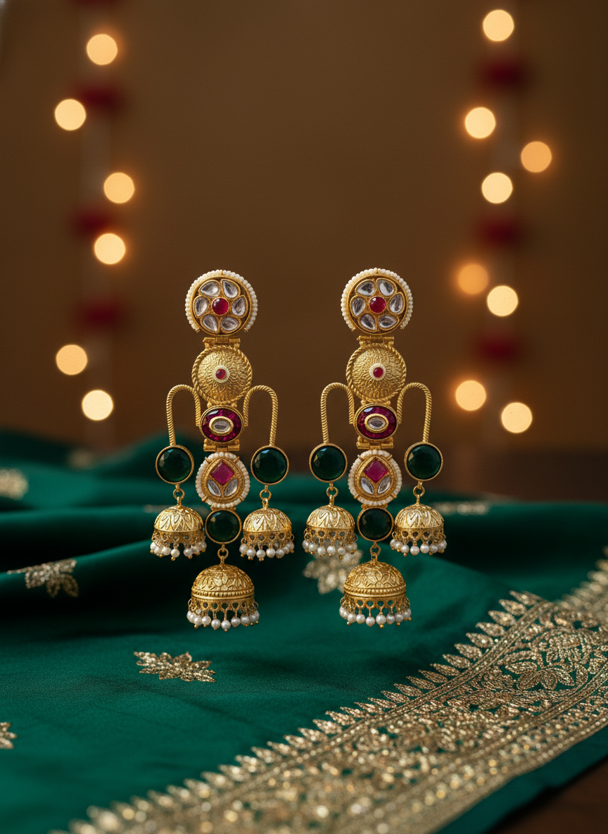 Kashmiri Earring Set
