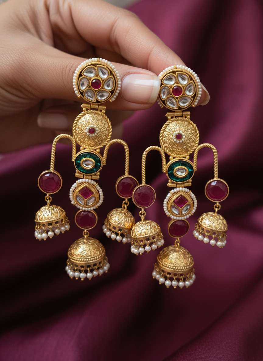 Kashmiri Earring Set
