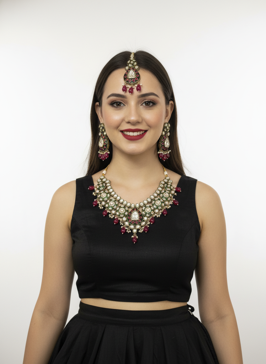 Kundan Jewellery Set 3