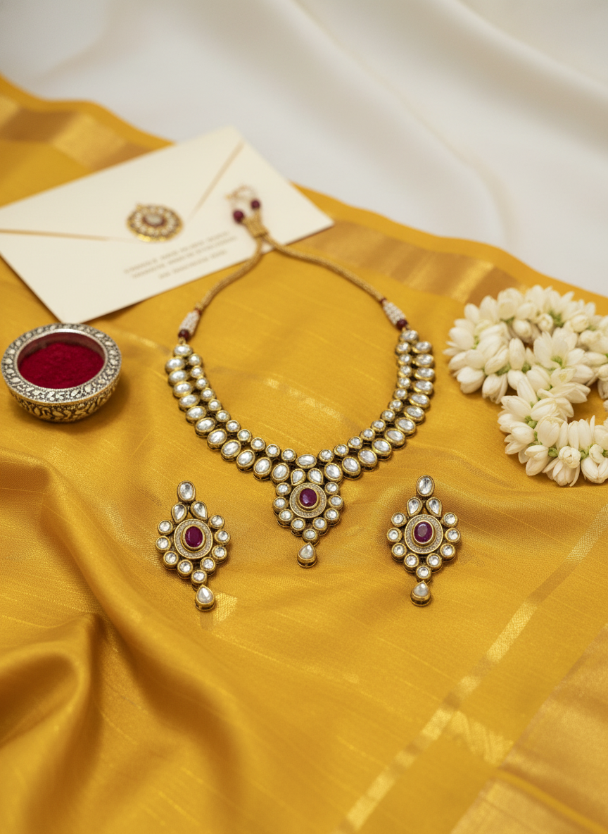 Kundan Jewellery Set 4