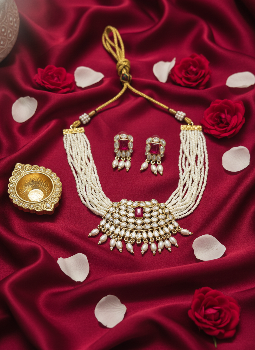 Kundan Jewellery Set 8
