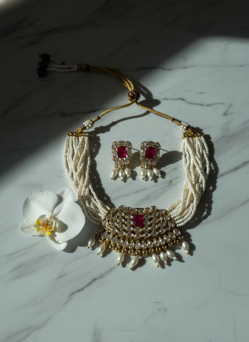 Kundan Jewellery Set 8