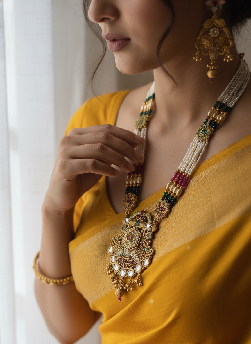 Rajwadi Jewellery Set 4
