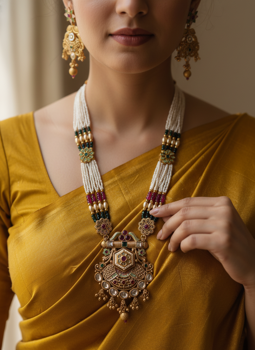Rajwadi Jewellery Set 4