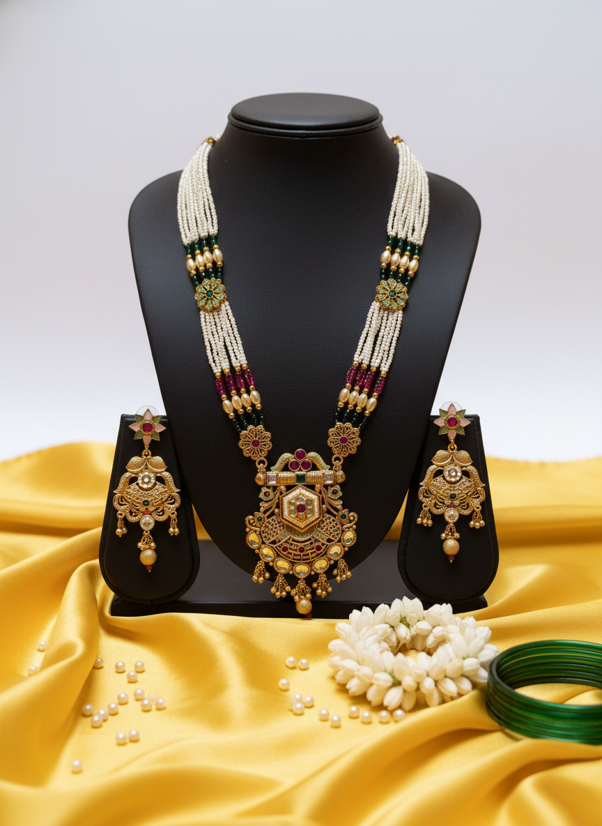 Rajwadi Jewellery Set 4
