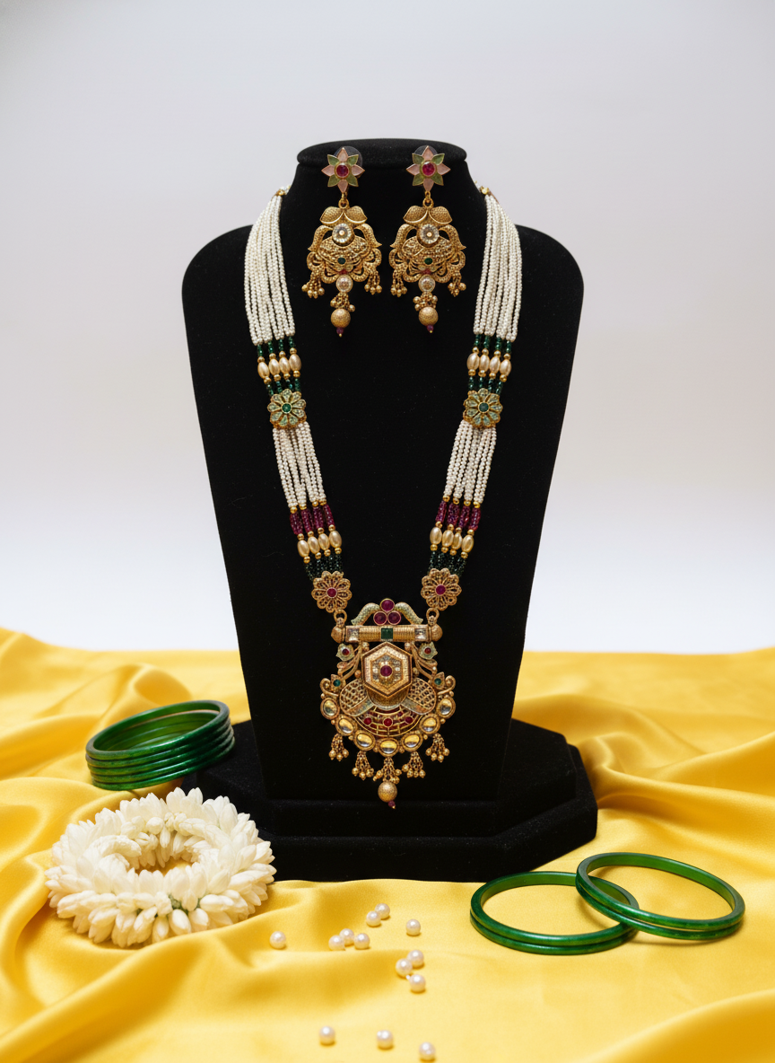Rajwadi Jewellery Set 4