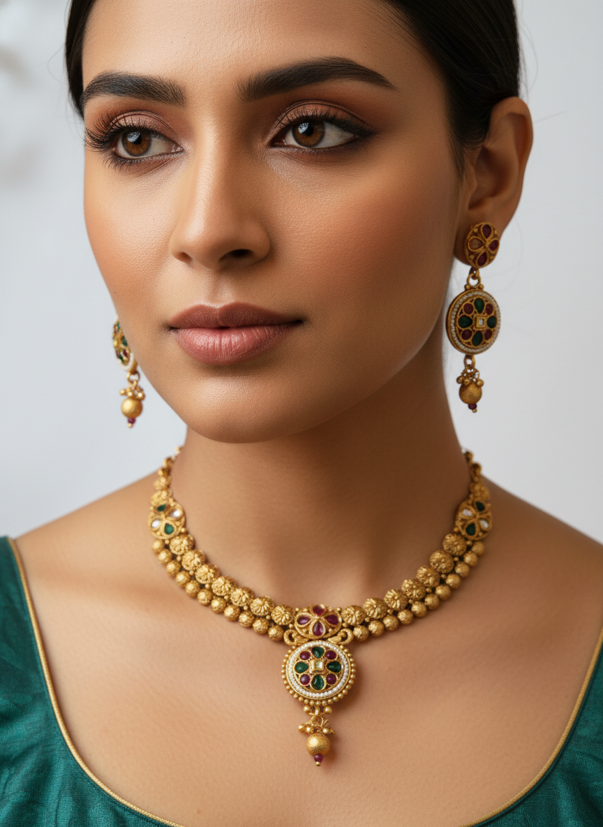 Rajwadi Jewellery Set 6