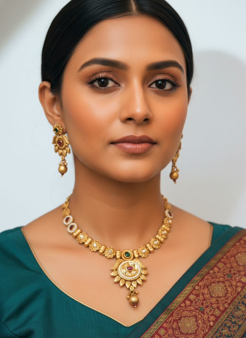 Rajwadi Jewellery Set 8