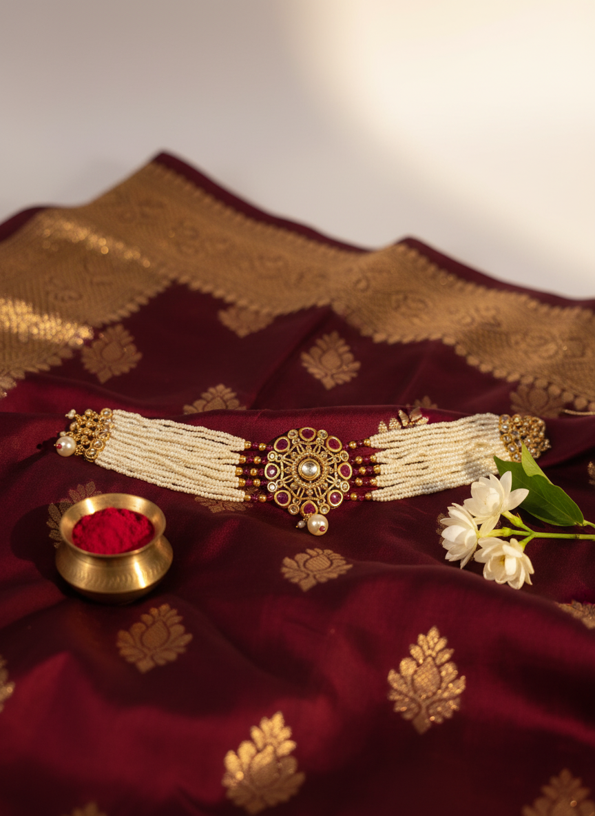 Rajwadi Jewellery Set 12