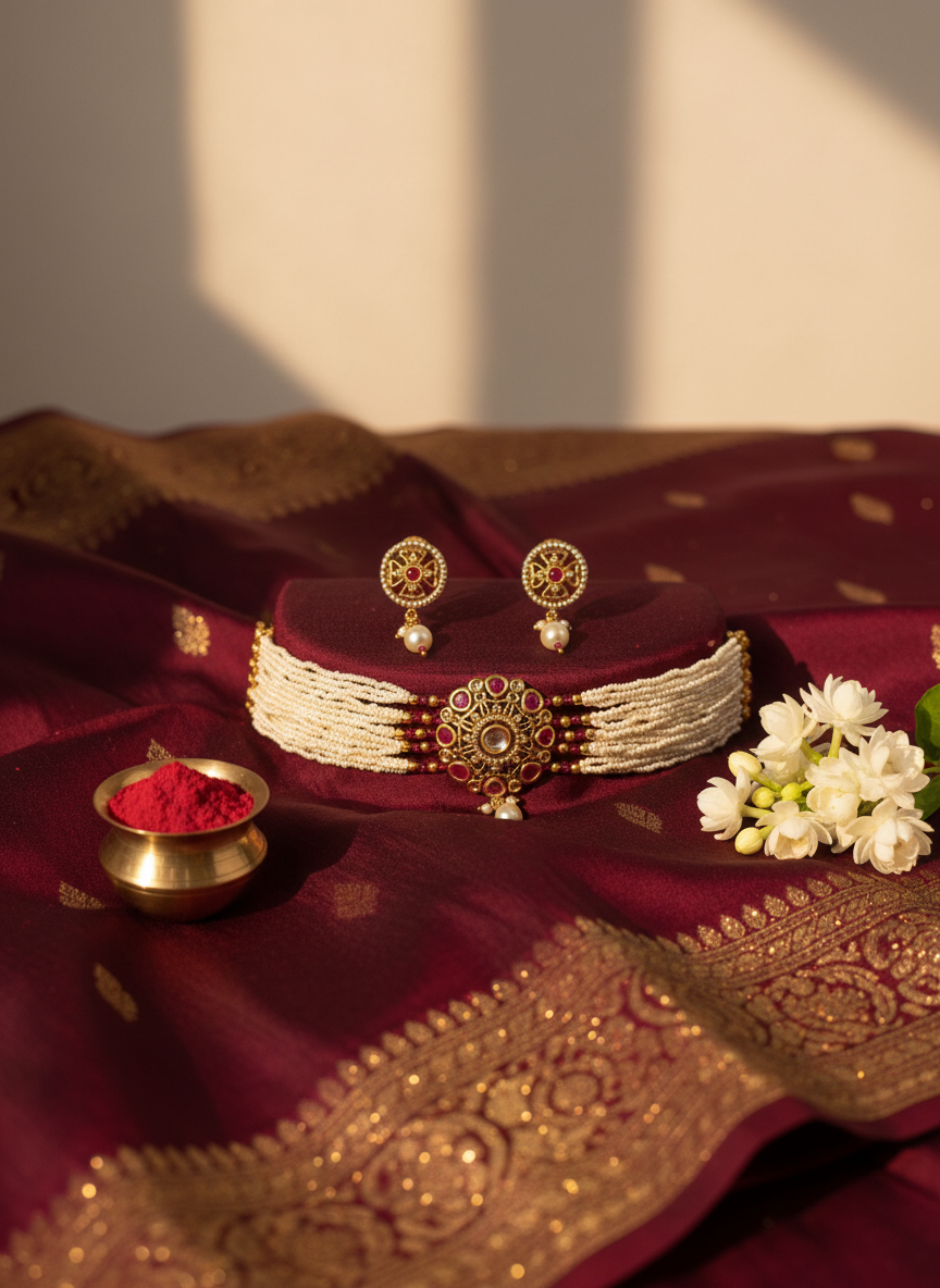 Rajwadi Jewellery Set 12