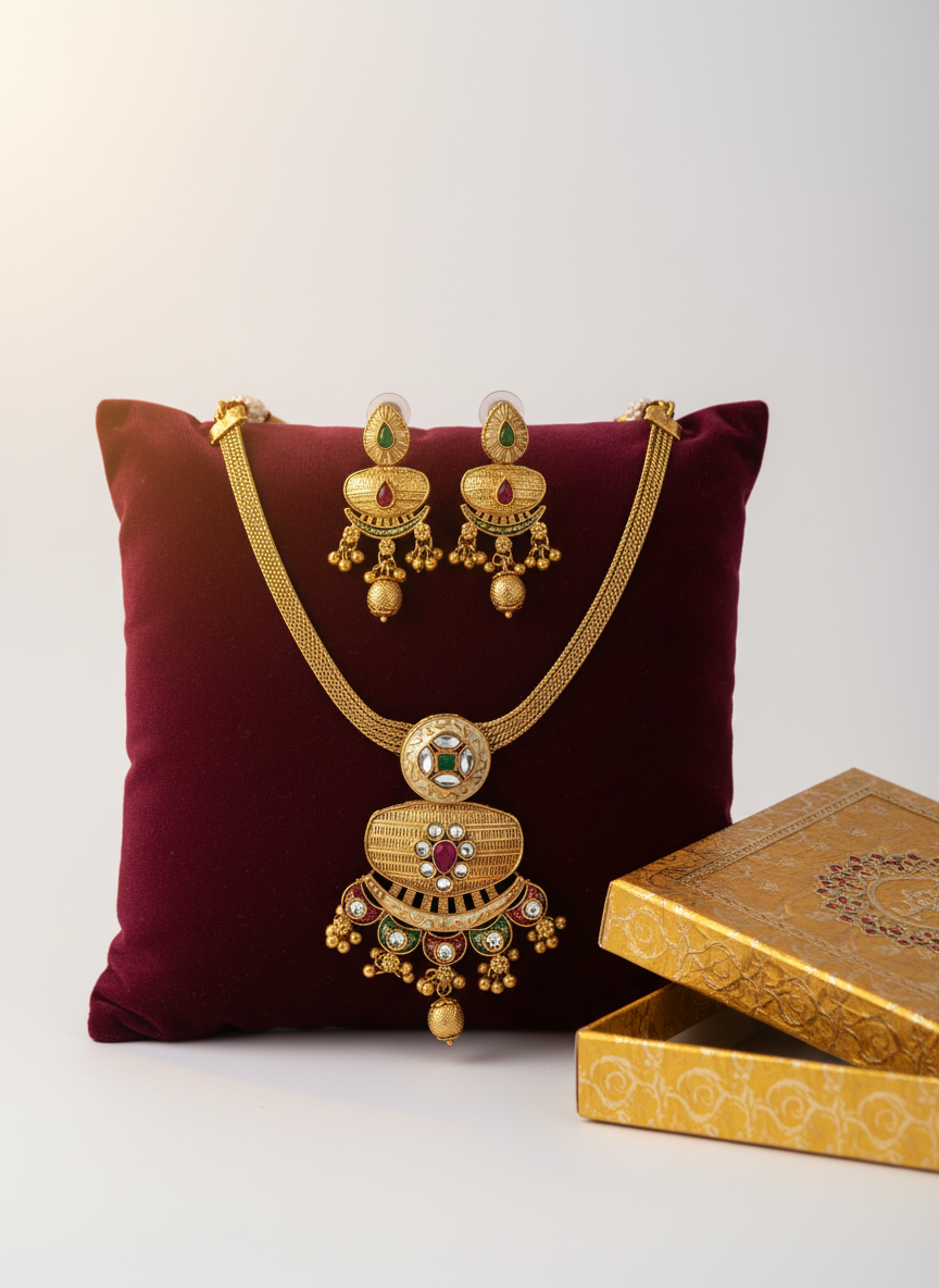 Rajwadi Jewellery Set 15