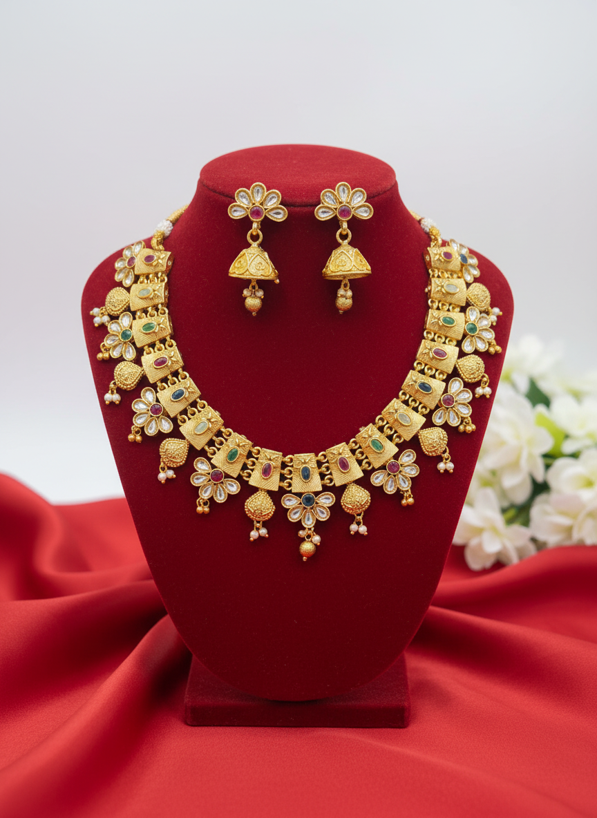 Rajwadi Jewellery Set 17