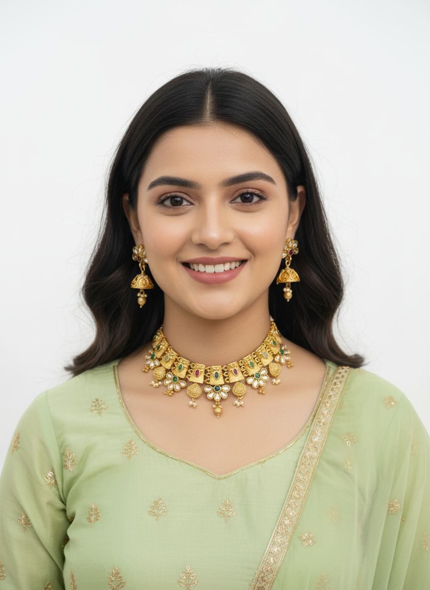 Rajwadi Jewellery Set 17