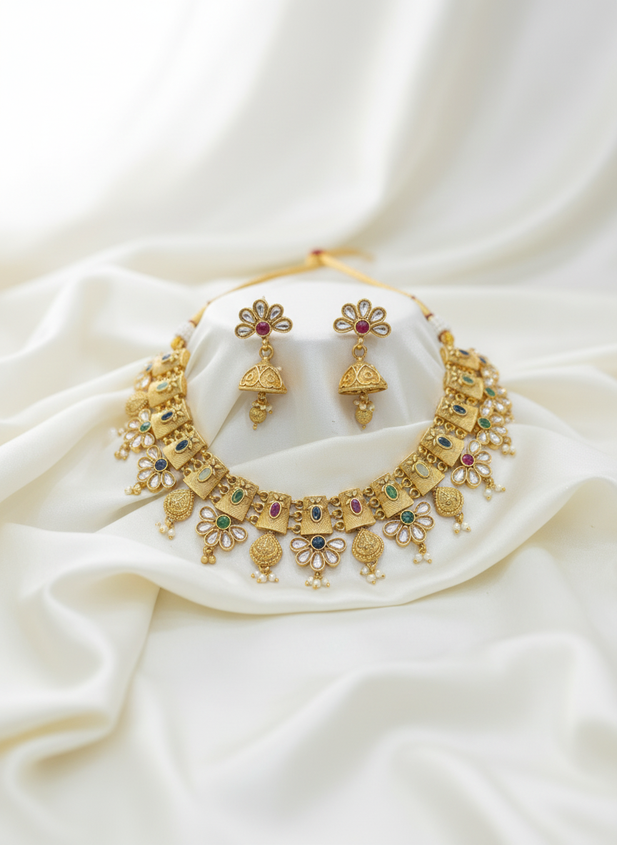 Rajwadi Jewellery Set 17