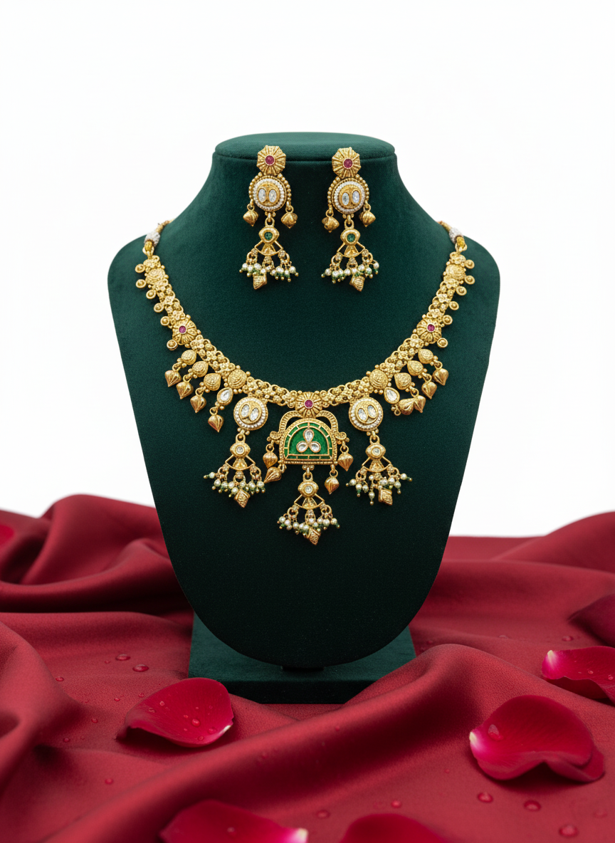 Rajwadi Jewellery Set 18
