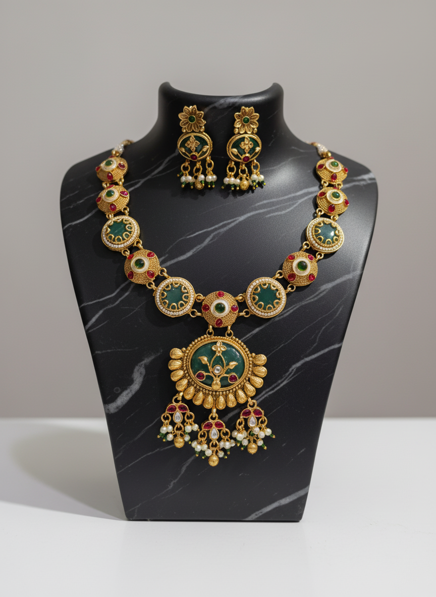 Rajwadi Jewellery Set 20