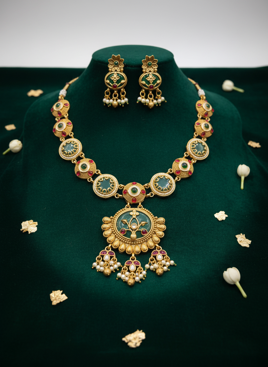 Rajwadi Jewellery Set 20