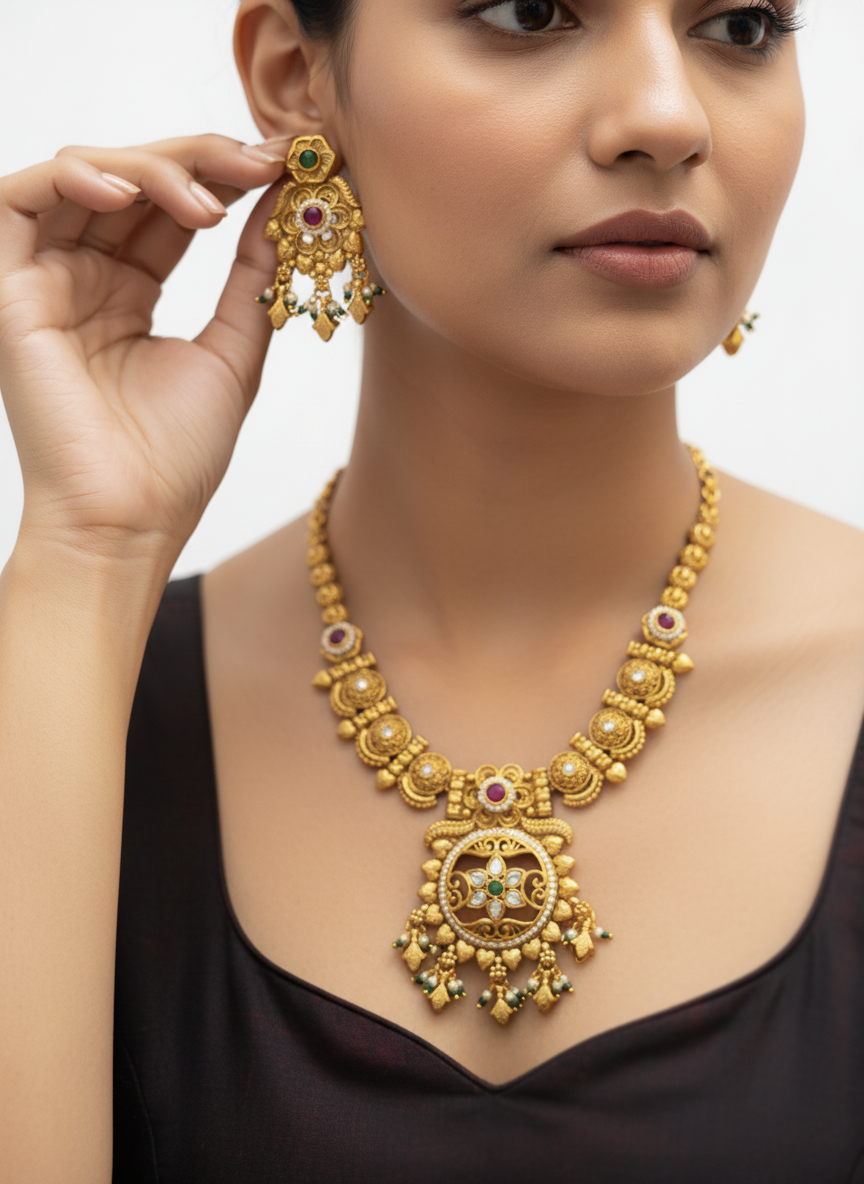 Rajwadi Jewellery Set 21