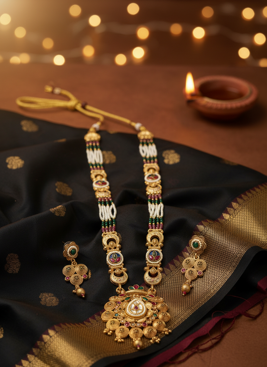 Rajwadi Jewellery Set 22