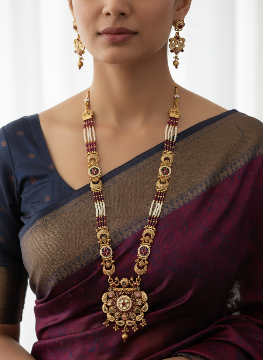 Rajwadi Jewellery Set 24