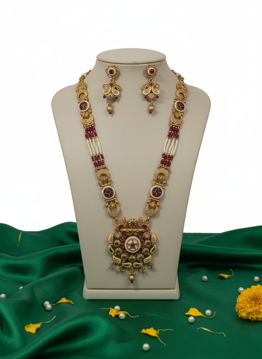 Rajwadi Jewellery Set 24