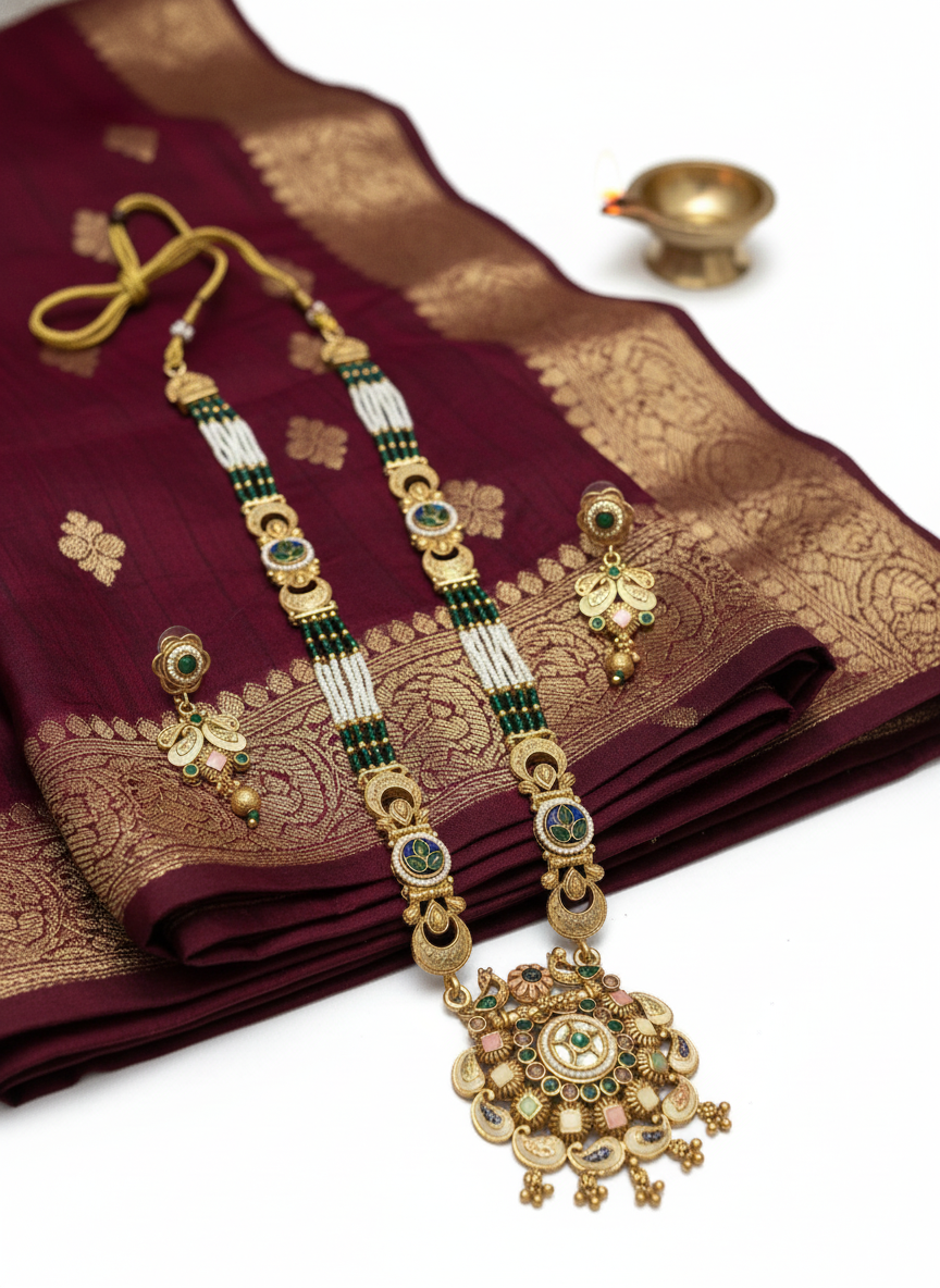 Rajwadi Jewellery Set 24