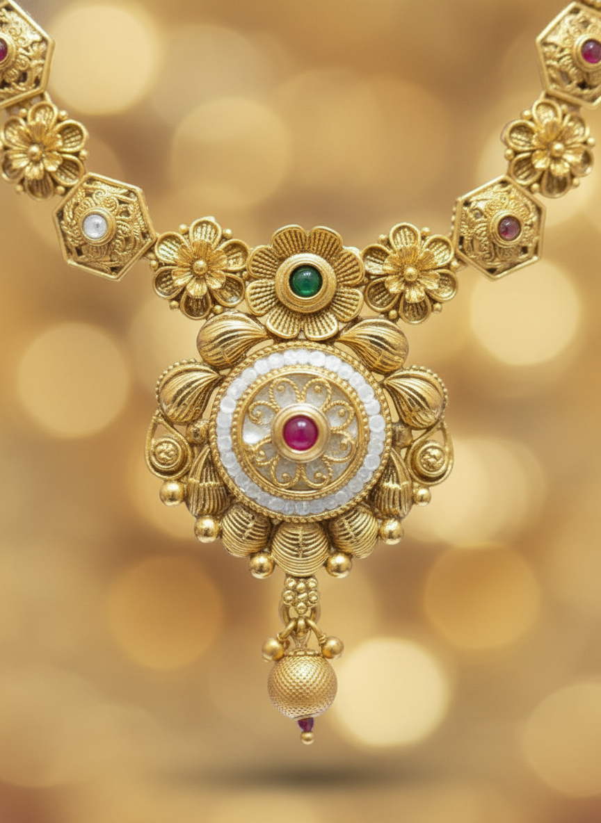 Rajwadi Jewellery Set 28