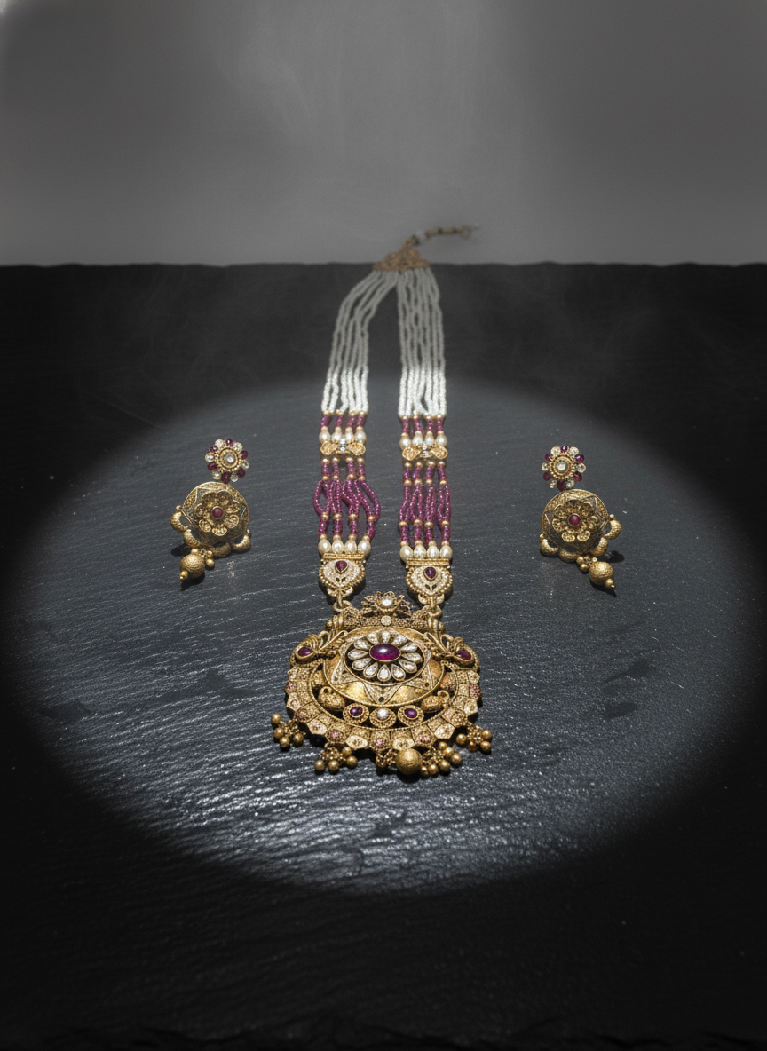 Rajwadi Jewellery Set 30