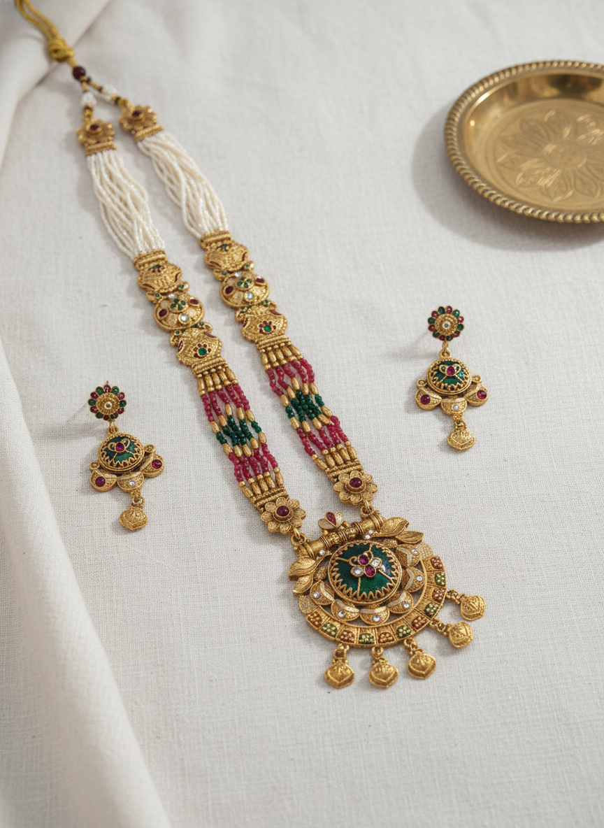 Rajwadi Jewellery Set 31