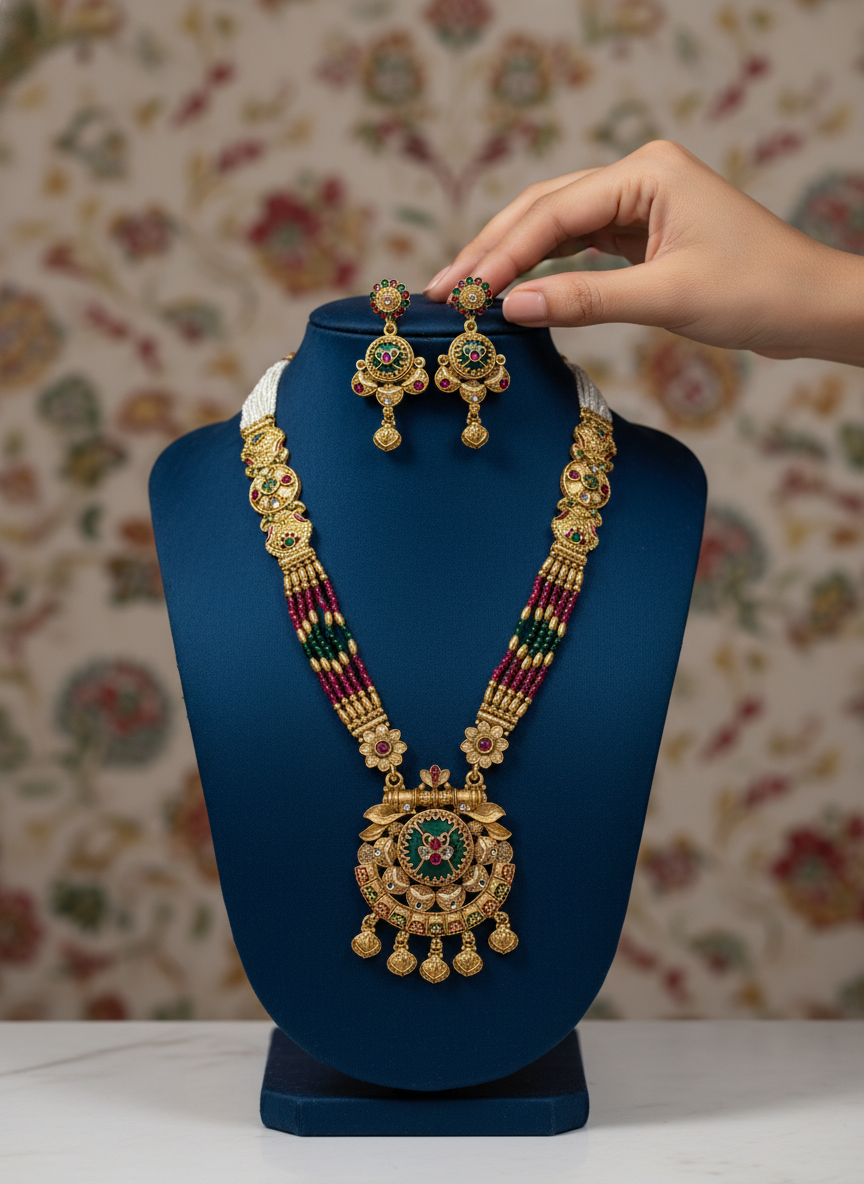 Rajwadi Jewellery Set 31