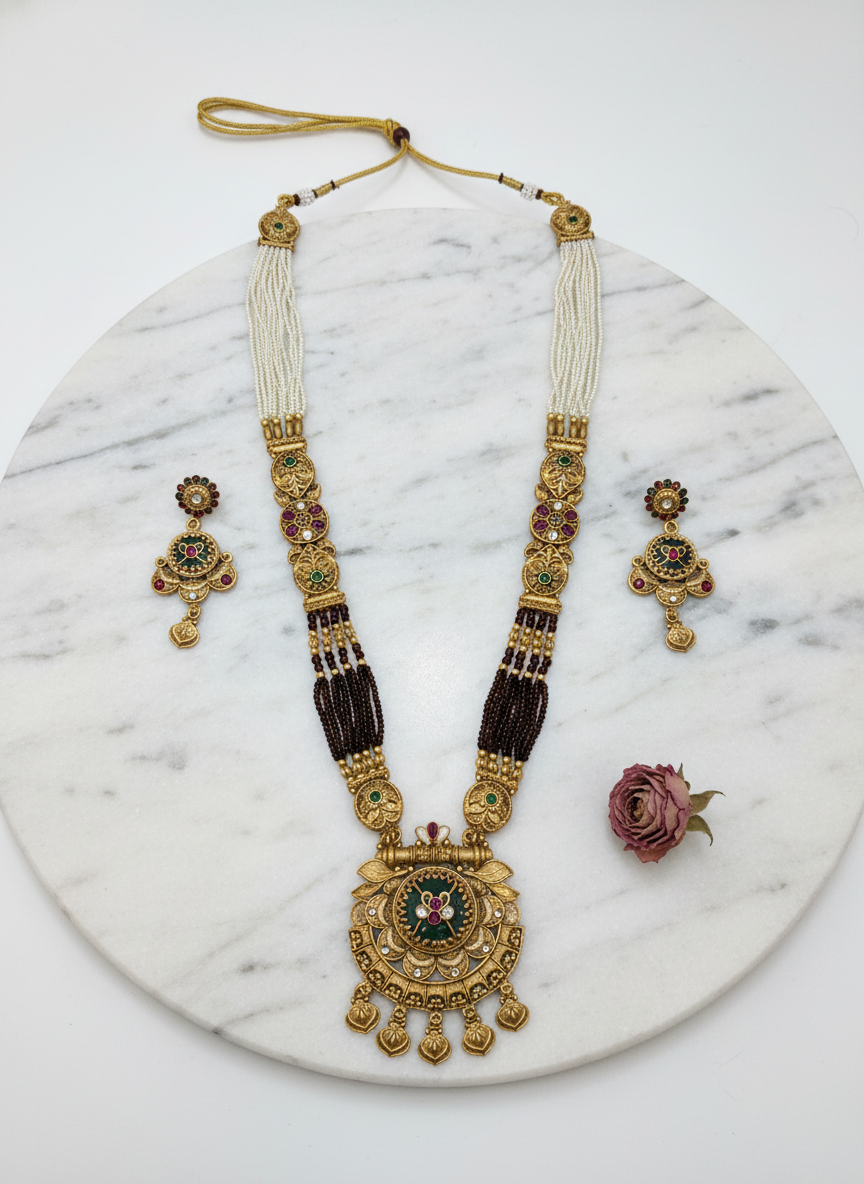 Rajwadi Jewellery Set 34